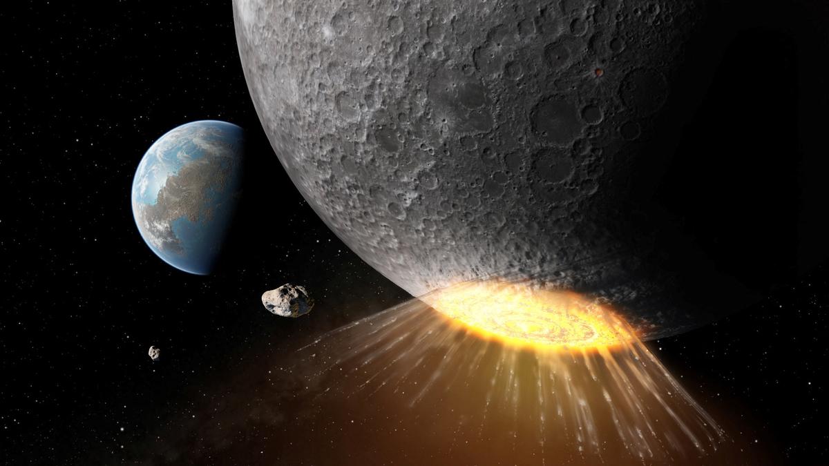 Asteroid Impact on Moon Blasted 2 Grand Canyons in 10 Minutes