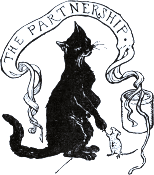 The cat and mouse shake on a partnership, in "The Cat and Mouse in Partnership" by the Grimm Brothers. (Public Domain)