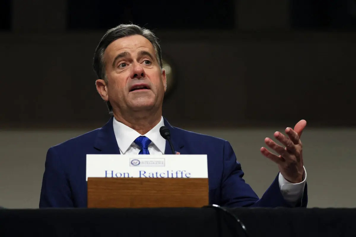 John Ratcliffe testifies before a Senate Intelligence Committee hearing on his nomination to be CIA director, on Capitol Hill in Washington, on Jan. 15, 2025. (Jemal Countess/AFP via Getty Images)