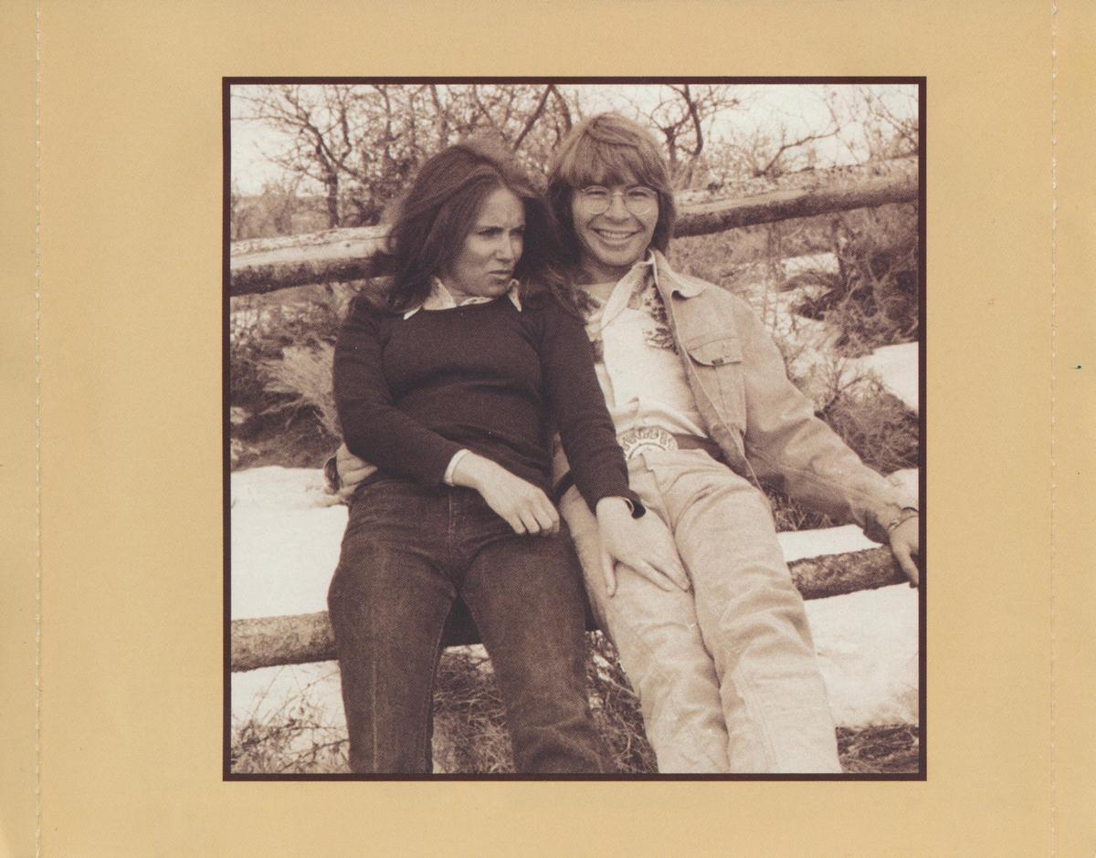 John and Annie Denver from the 1995 published cd of Denver's "Back Home Again." (Public Domain)