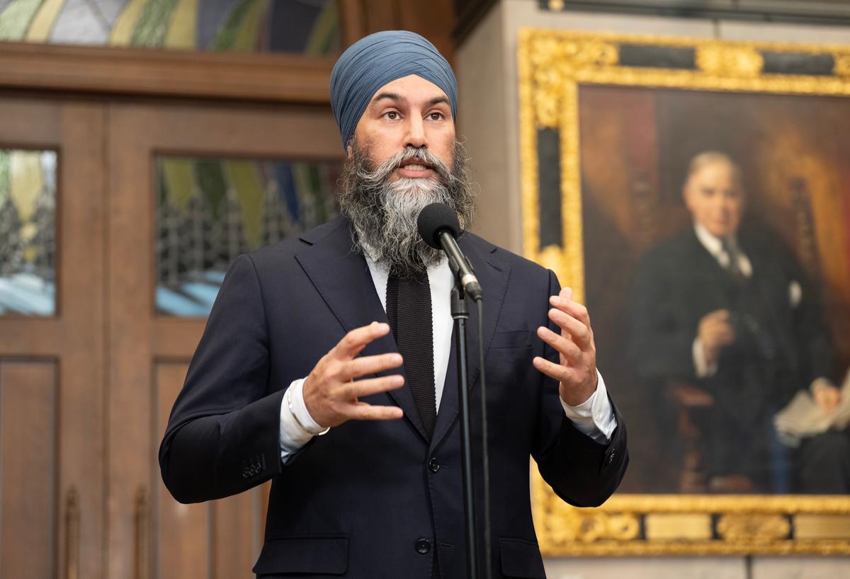 Singh Says NDP Won’t Vote Non-Confidence Until Parliament Passes Tariff Aid Package