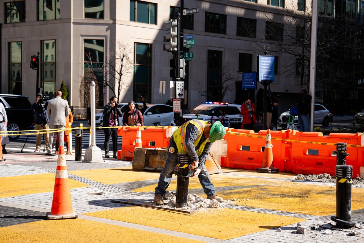 Washington Begins Demolition of Black Lives Matter Plaza