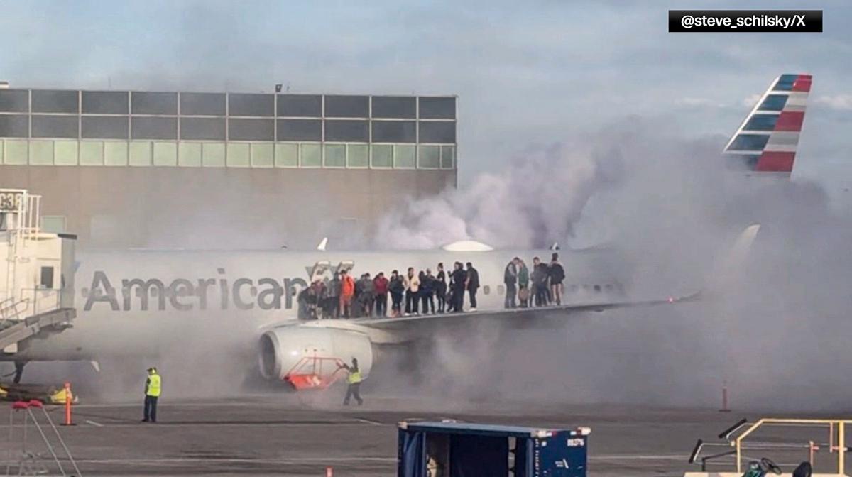 American Airlines Plane Catches Fire at Denver Airport, Forces Evacuation