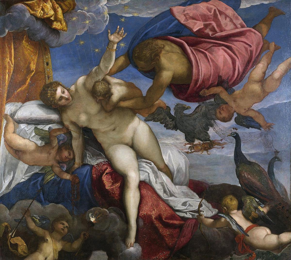 "The Origin of the Milky Way," 1575, by Jacopo Tintoretto. Oil on canvas; 58 4/5 inches by 66 1/8 inches. National Gallery, London. (Public Domain)