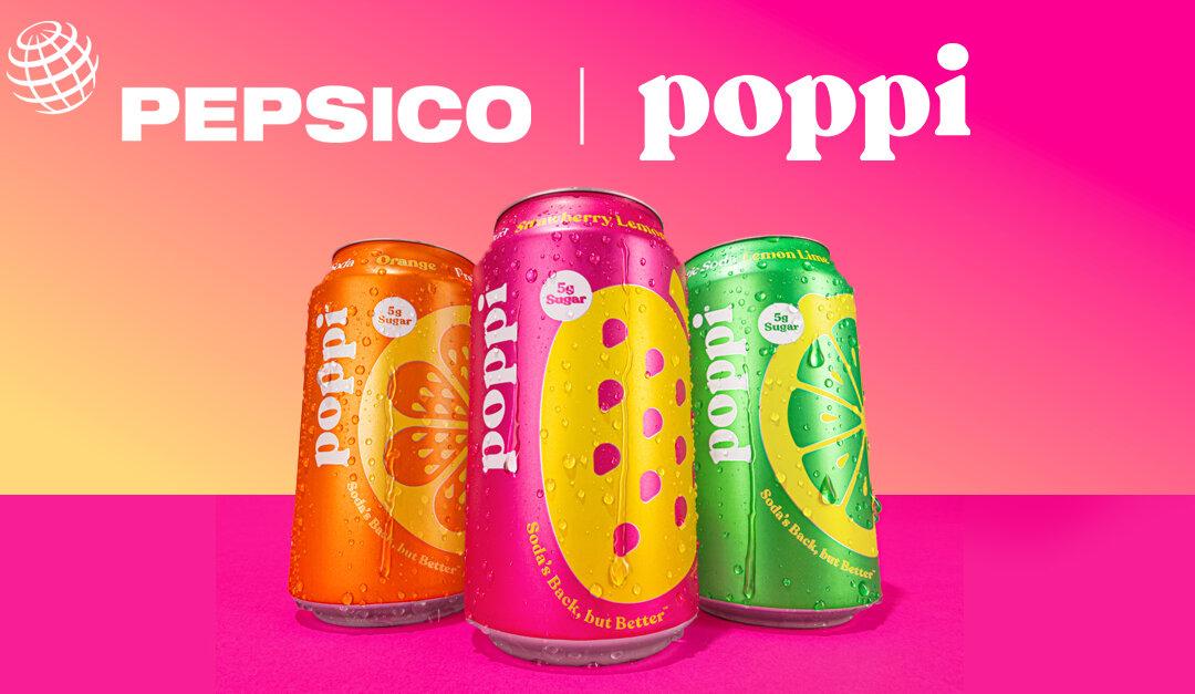 Pepsi Buys Prebiotic Soda Competitor Poppi for Nearly $2 Billion