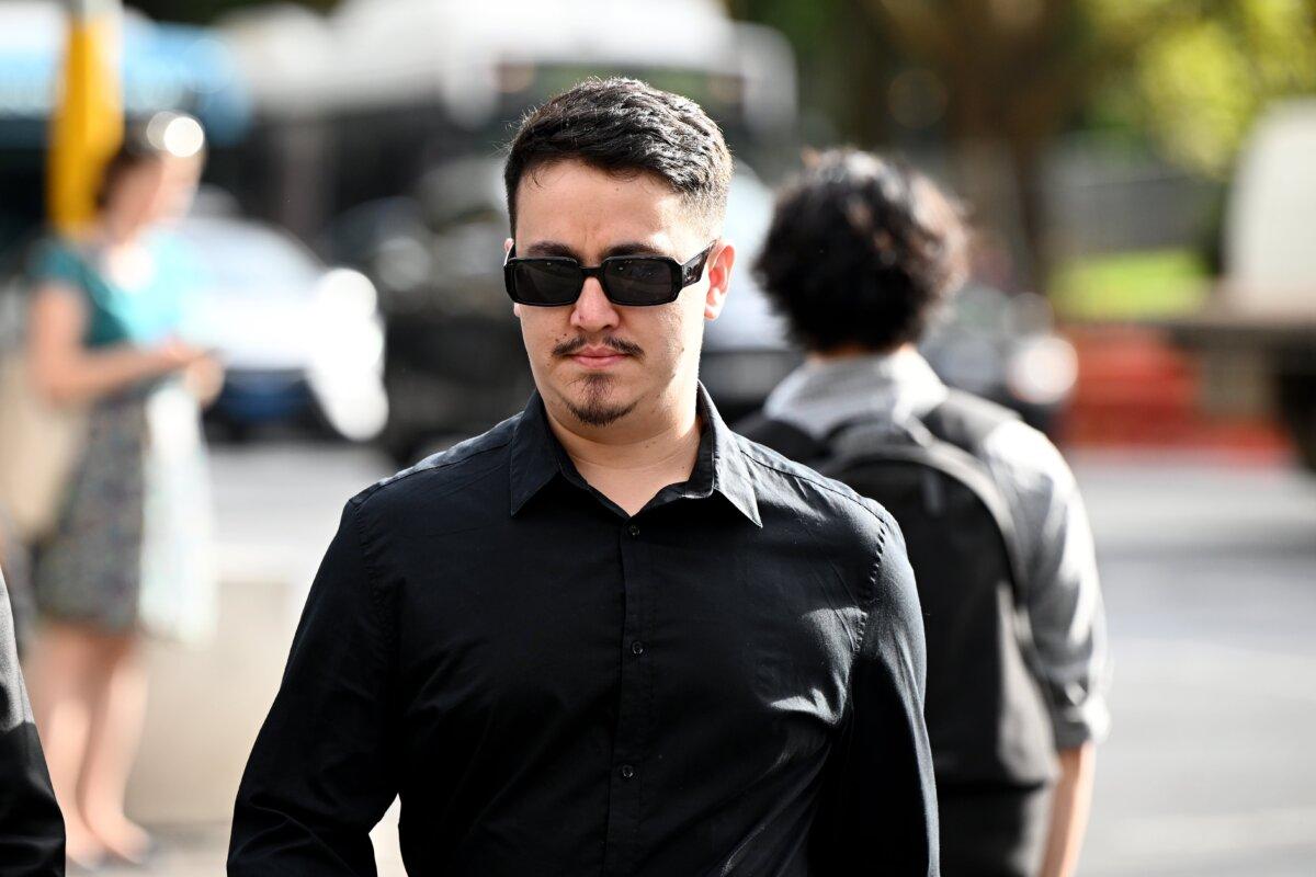 Ahmad Rashad Nadir arrives at the Downing Centre Local Court, Sydney, Australia, on March 19, 2025. (AAP Image/Bianca De Marchi)