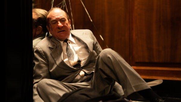 Frank Costello (Robert De Niro) narrowly surviving getting whacked, in “The Alto Knights." (Warner Bros. Pictures)