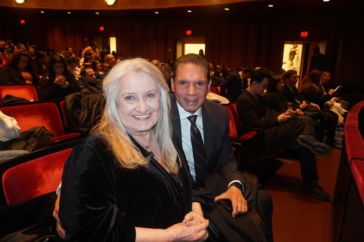 Barbara Swenson and her fiancée, Jaima Sanchez, enjoyed Shen Yun at the David H. Koch Theater at Lincoln Center on March 26, 2025. (Yeawen Hung/The Epoch Times)