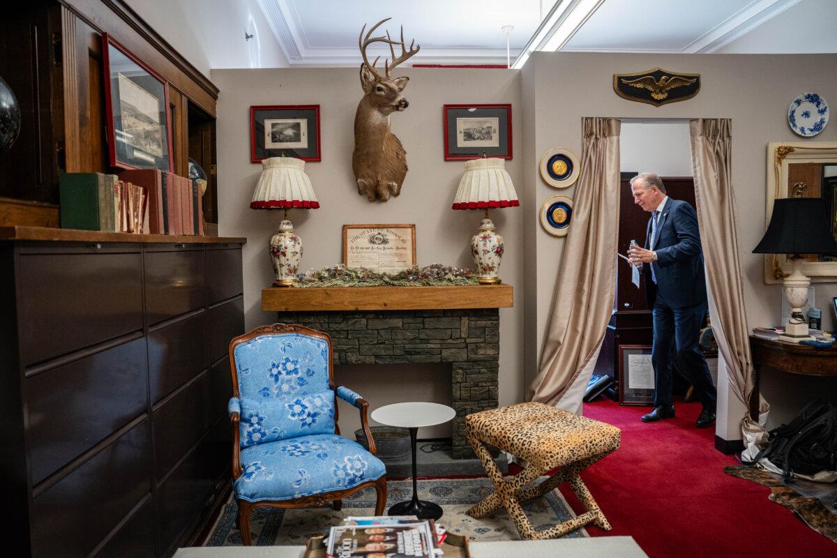 Rep. Bob Onder (R-Mo.) in his office on Capitol Hill in Washington on March 27, 2025. (Madalina Vasiliu/The Epoch Times)
