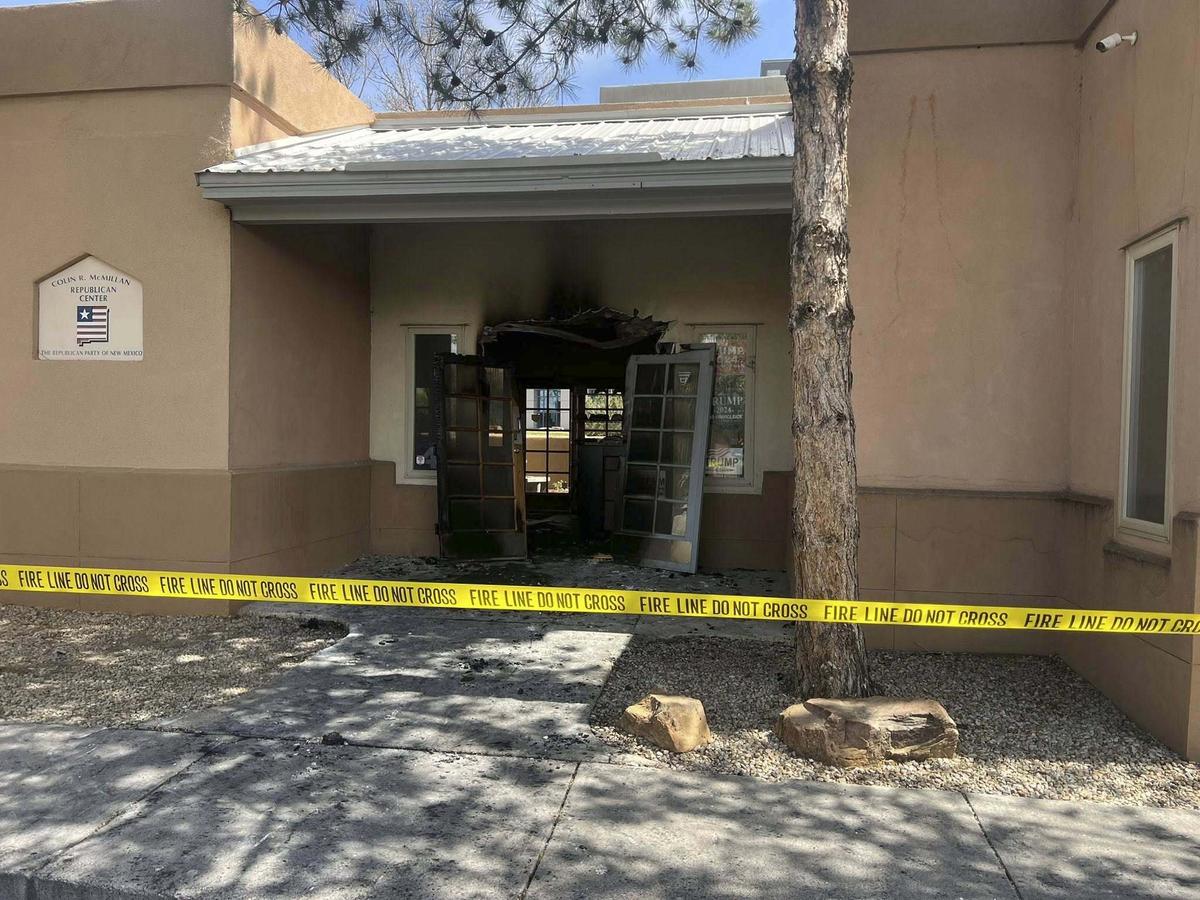 Authorities Probing Fire That Damaged Headquarters of New Mexico Republican Party