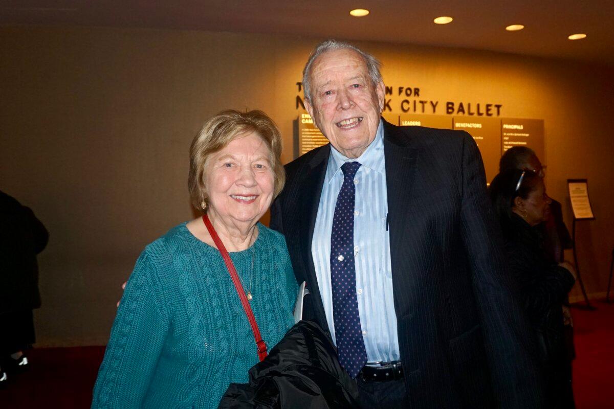 Phyllis and Tivis Parker enjoyed Shen Yun at the David H. Koch Theater at Lincoln Center on April 2, 2025. (Yeawen Hung/The Epoch Times)
