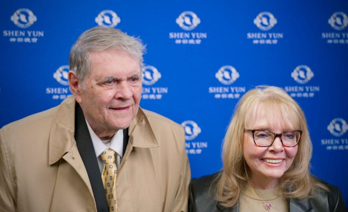 Frederick Newcomb and Cecelia Crowley enjoyed Shen Yun at the David H. Koch Theater at Lincoln Center on April 2, 2025. (NTD)