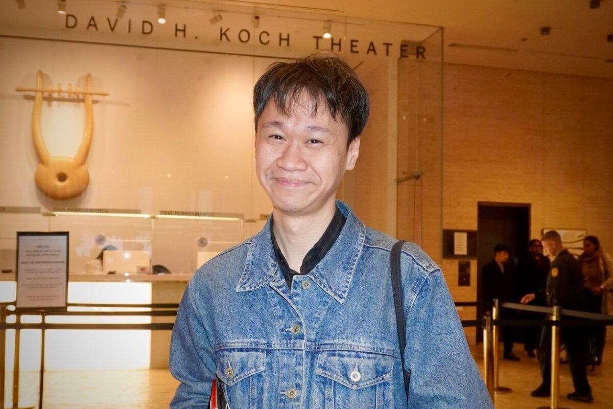 Paul Crucero enjoyed Shen Yun at the David H. Koch Theater at Lincoln Center on April 5, 2025. (Sally Sun/The Epoch Times)