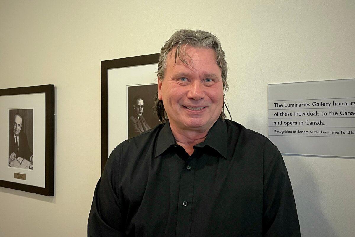 Glen Gogal attended Shen Yun at the Four Seasons Centre in Toronto, on April 5, 2025. (Charlie Liu/ The Epoch Times)