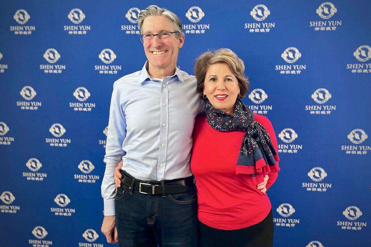 Retired CEO Simon Nyilassy enjoyed Shen Yun with his wife, in Toronto, on April 5, 2025. (NTD)