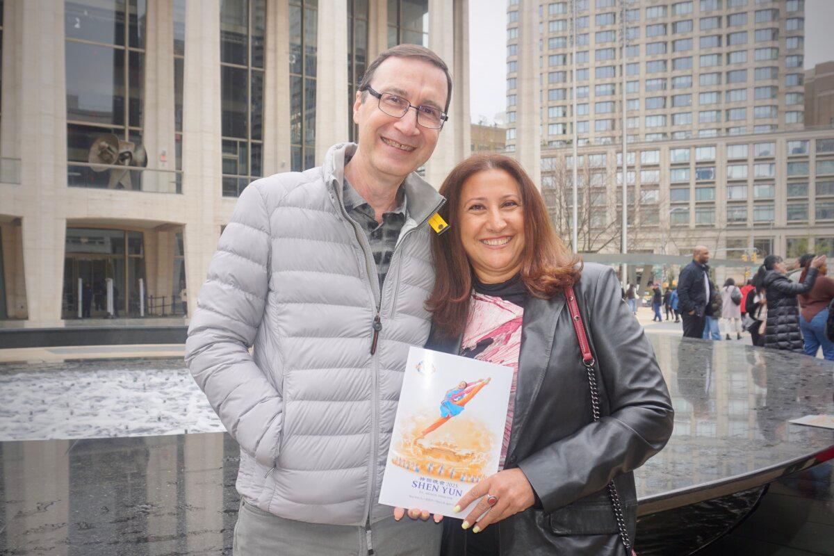 Tatyana Niyazov enjoyed Shen Yun at the David H. Koch Theater at Lincoln Center on April 6, 2025. (Yeawen Hung/The Epoch Times)