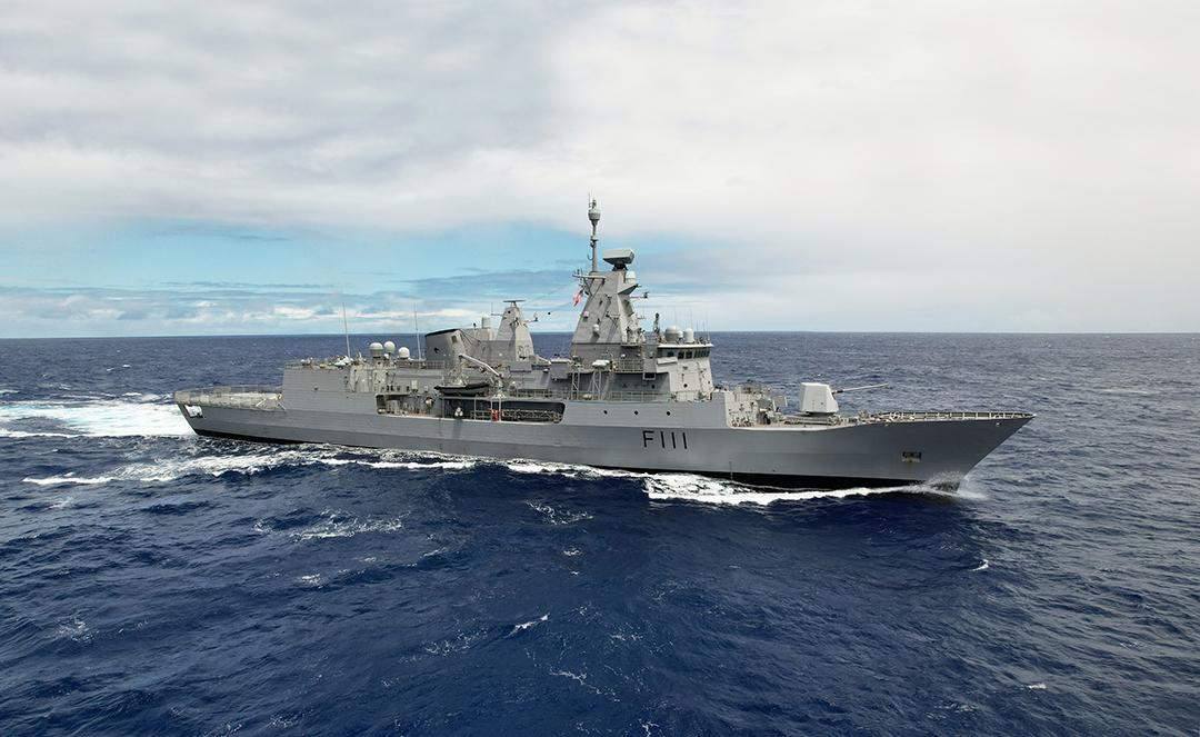 HMNZS Te Mana. (Courtesy of NZ Defence Force)