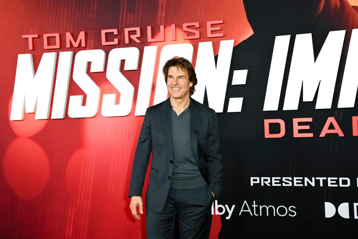 Tom Cruise attends the premiere of "Mission: Impossible—Dead Reckoning Part One" at Lincoln Center's Rose Theater in New York on July 10, 2023. (Bryan Bedder/Getty Images for Paramount Pictures)