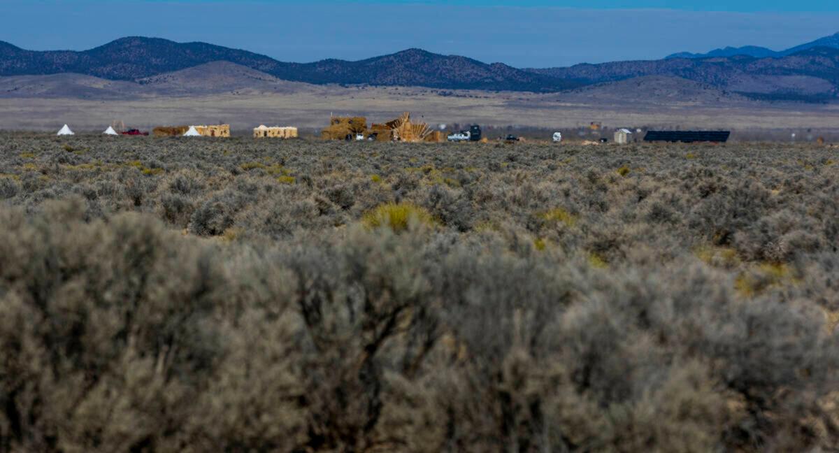 OutpostX is tucked into a valley in Beryl, Utah. The off-grid sanctuary features a costume room, electric vehicles to drive, a spa area, community spaces, and more. (L.E. Baskow/Las Vegas Review-Journal/TNS)