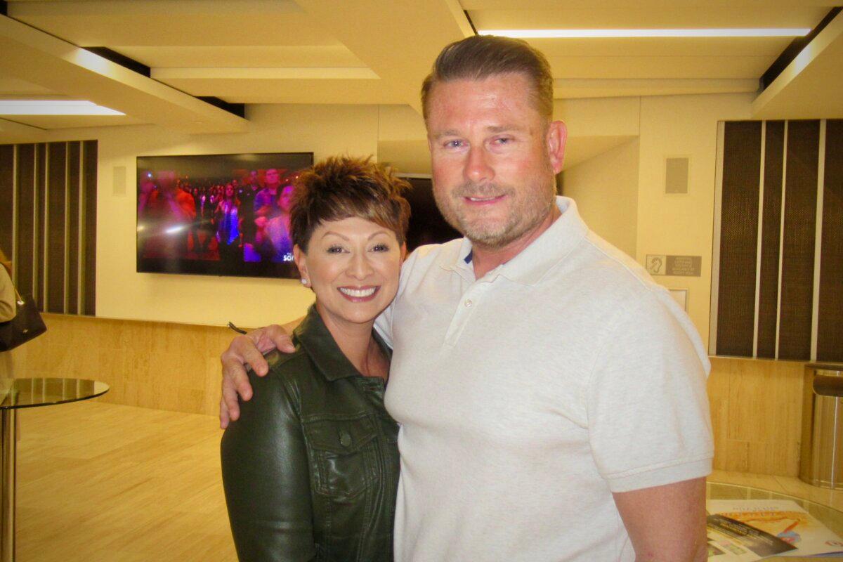 Suzy Smith and David Smith at the Shen Yun Performing Arts performance at Younes and Soraya Nazarian Center for the Performing Arts on April 8, 2025. (Michael Ren/The Epoch Times)