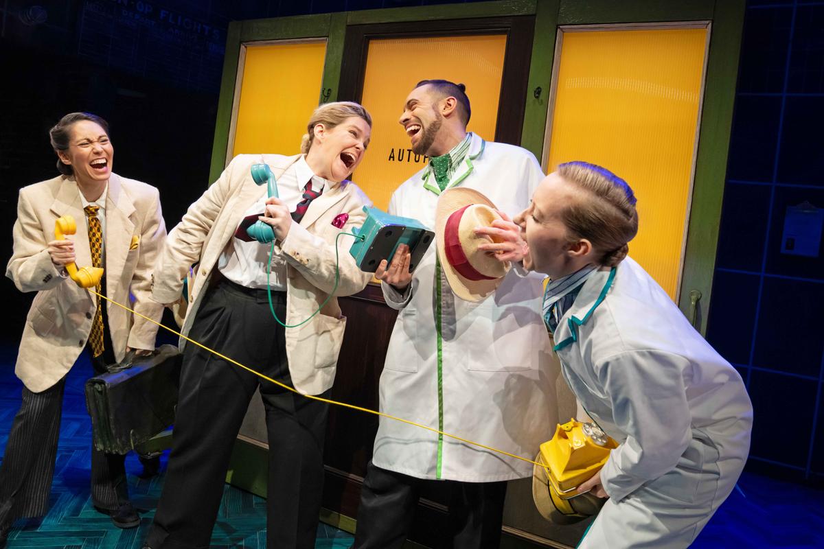 The cast of "Operation Mincemeat" combines a real-life WWII story with screwball comedy. (Julieta Cervantes)