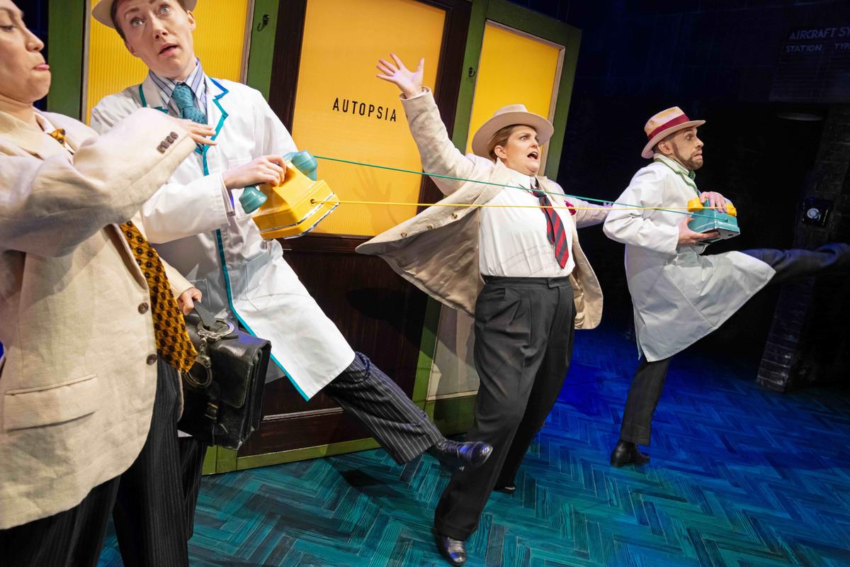 Crazy hijinks abound, in "Operation Mincemeat." (Julieta Cervantes)