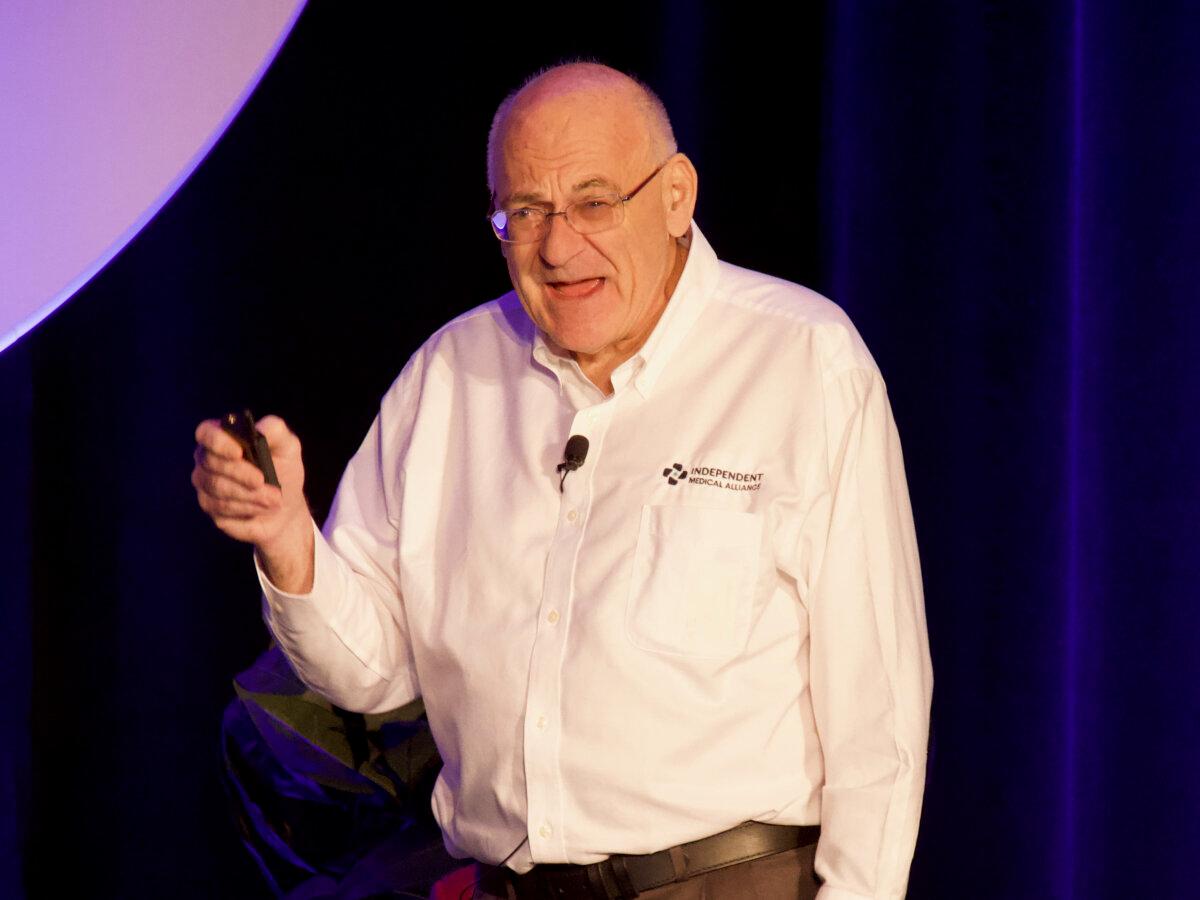 Dr. Paul Malik, Chief Medical Officer of the Independent Medical Alliance, will speak at the Cancer Research and Treatment Committee at the Independent Medical Alliance Conference in Atlanta, Georgia on April 4, 2025 (Travis Gillmore/The Epoch Times)