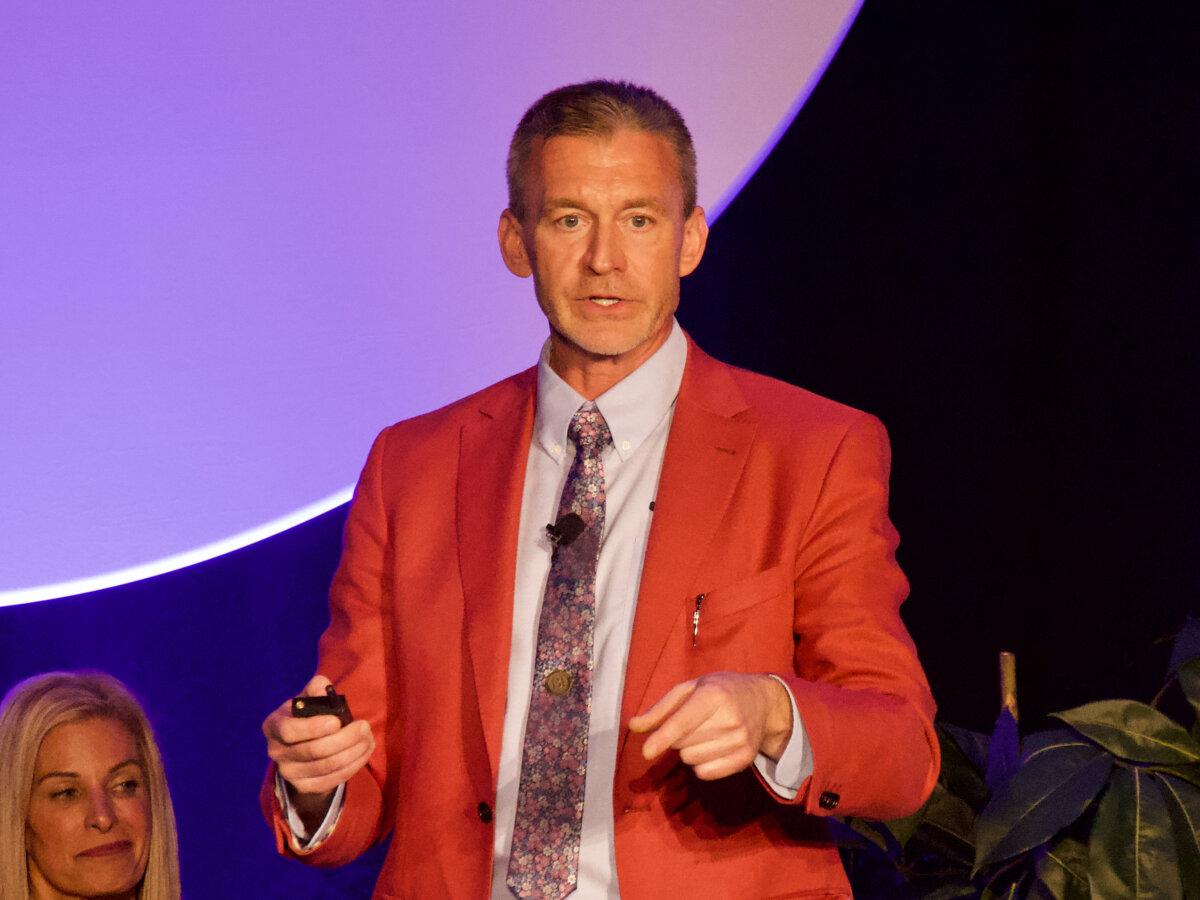 Dr. Ryan Cole, a senior fellow in IMA pathology, will speak at the Cancer Research and Treatment Committee at the Independent Medical Alliance Conference in Atlanta, Georgia on April 4, 2025 (Travis Gillmore/The Epoch Times)