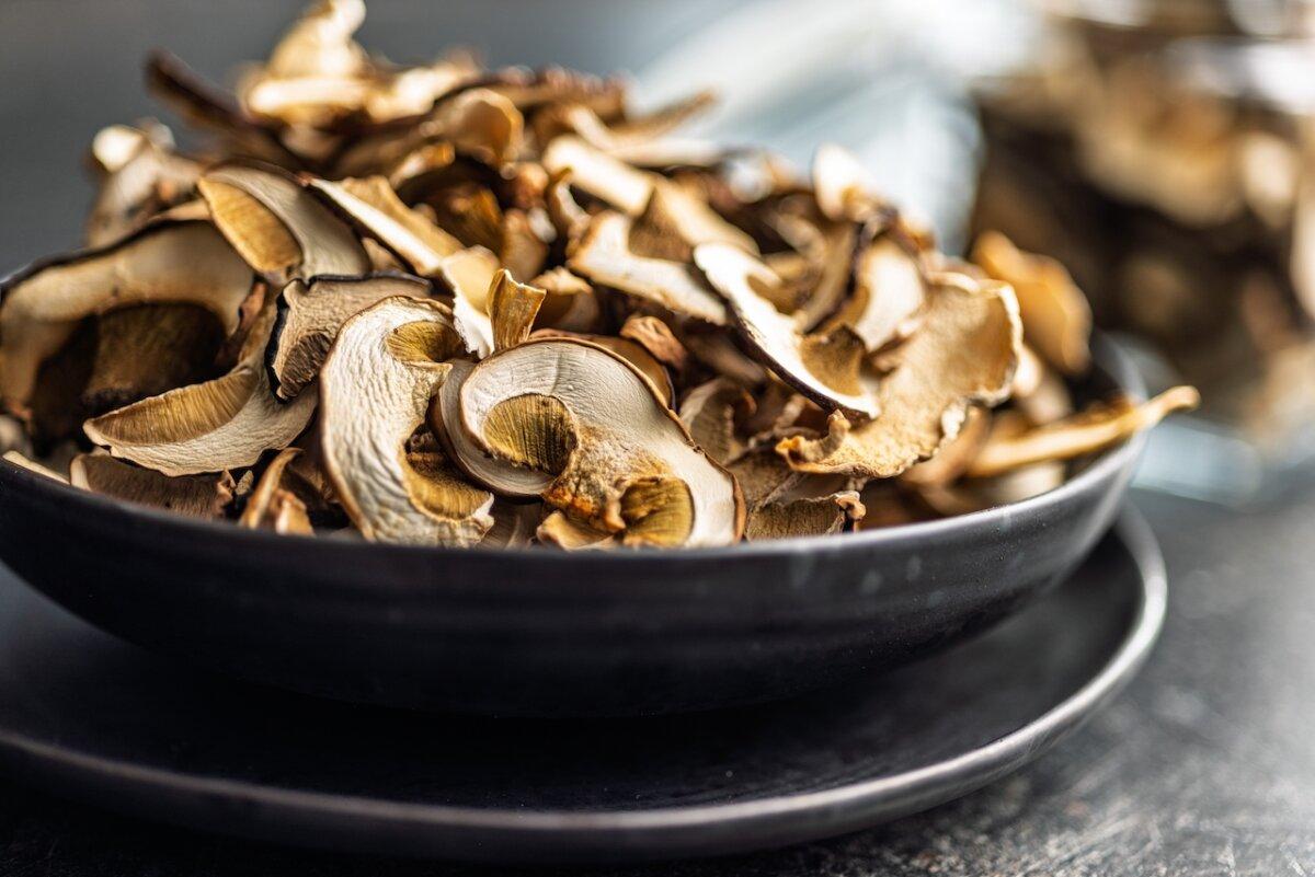 Dried porcini mushrooms are earthy, smoky, and umami-rich. (Jiri Hera/Shutterstock)