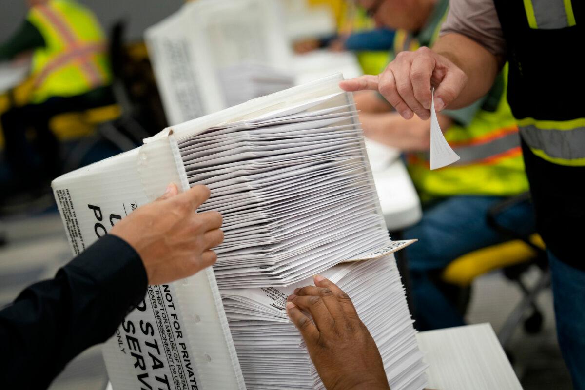 Ballots in Raleigh, N.C., in a file photo. (Allison Joyce/Getty Images)