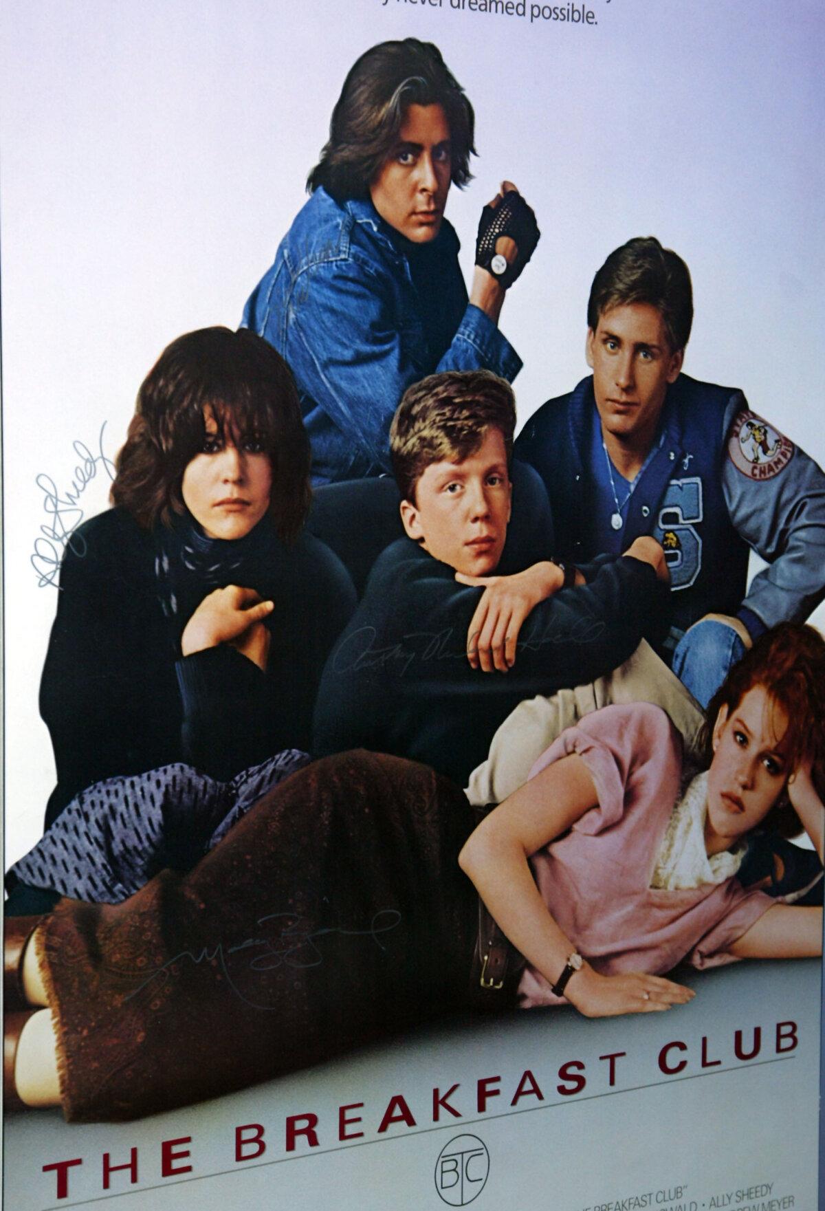 An original poster on the 25th anniversary of "The Breakfast Club" in New York City on Sept. 20, 2010. (John W. Ferguson/Getty Images)