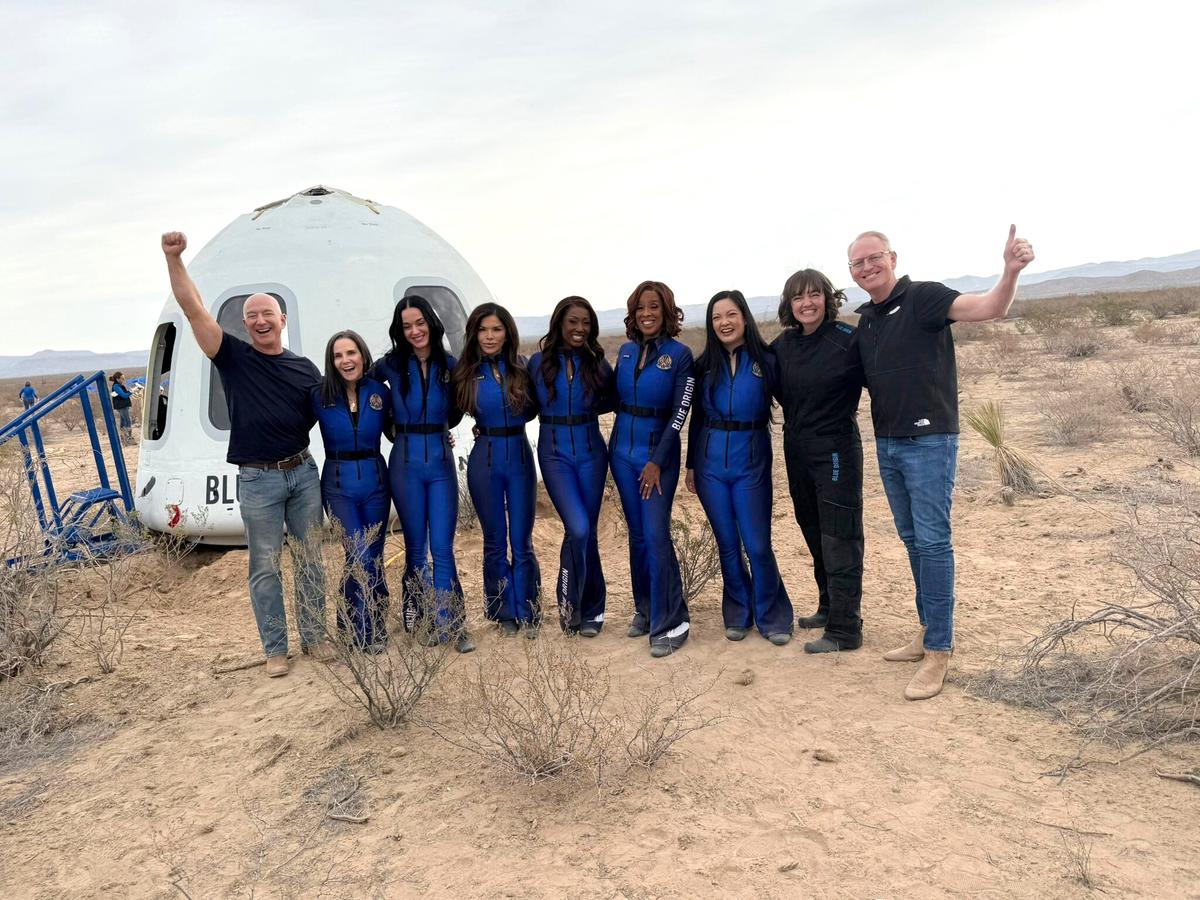 Blue Origin Sends All-Women Crew Into Space