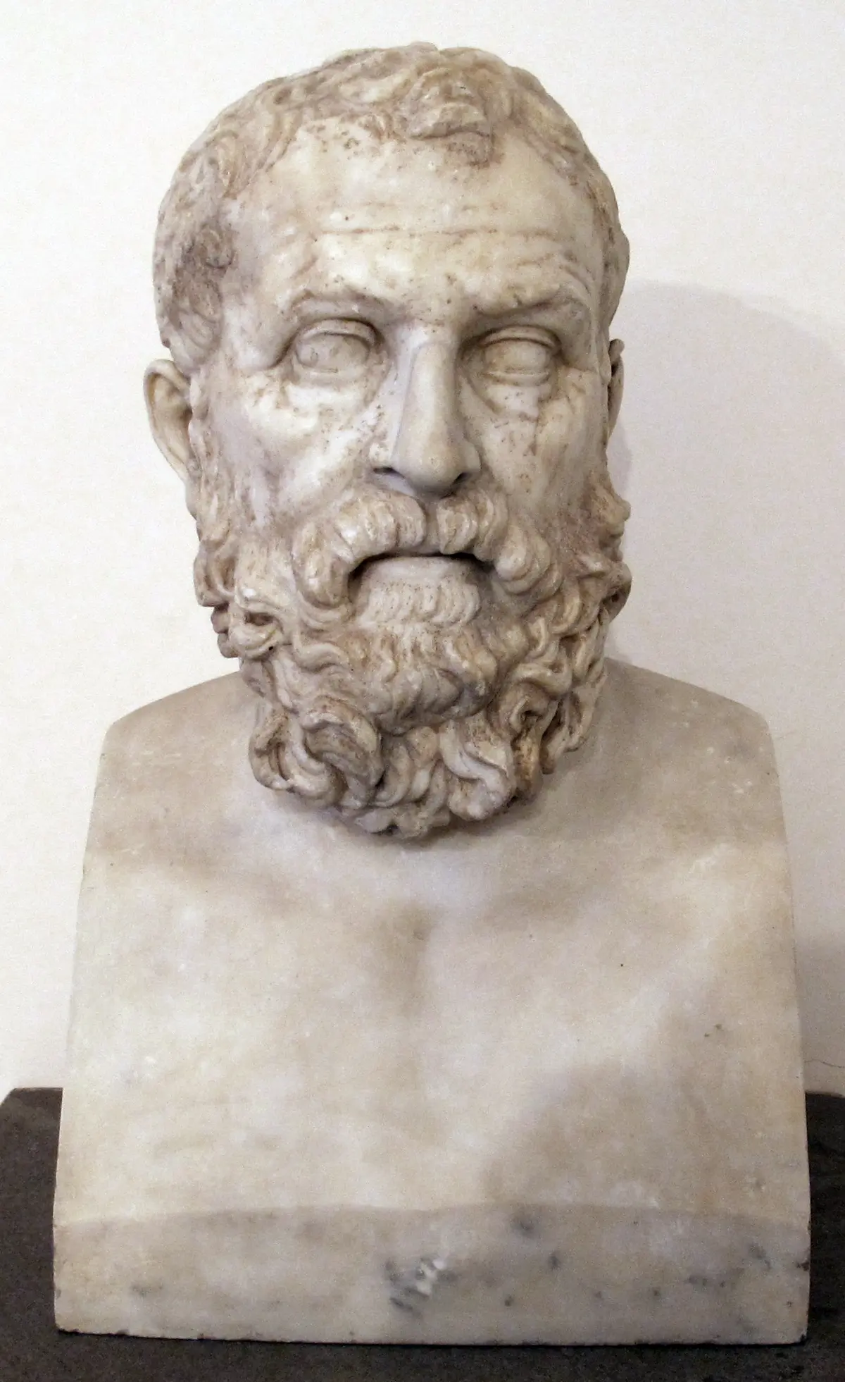 A replica of an earlier (110 B.C.) Greek bust of Solon. (<a href="https://en.wikipedia.org/wiki/User:Sailko">Sailko</a>/<a href="https://creativecommons.org/licenses/by-sa/3.0/deed.en">CC BY-SA 3.0</a>)