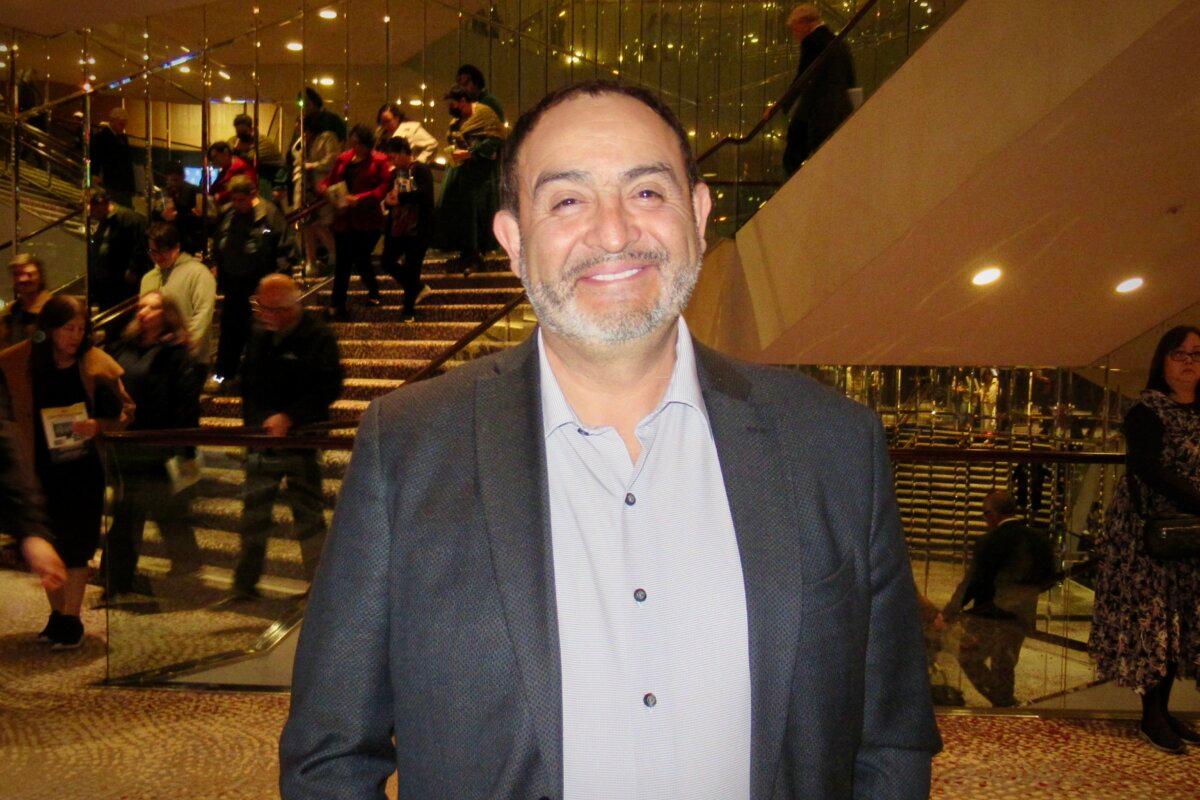 Marco Mijares enjoyed Shen Yun's evening performance at the Segerstrom Center for the Arts on April 18, 2025. (Linda Jiang/The Epoch Times)
