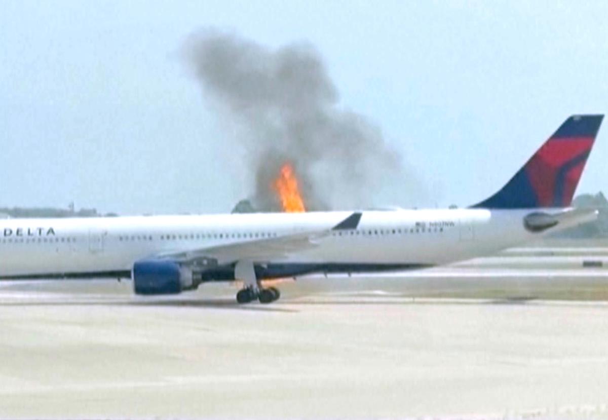 Delta Plane Catches Fire at Orlando Airport, Forcing Passenger Evacuations