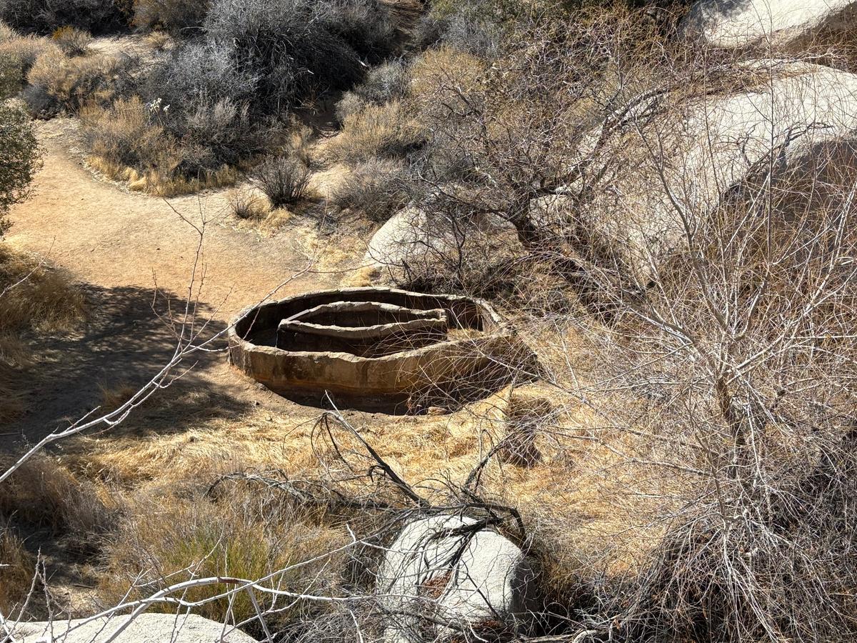 This watering trough would have been used by livestock. (Deena C. Bouknight)