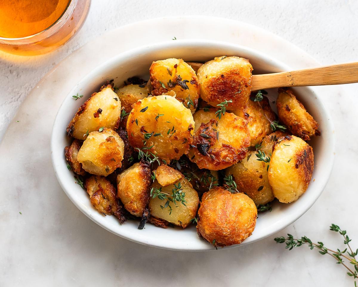Duck Fat-Roasted Potatoes