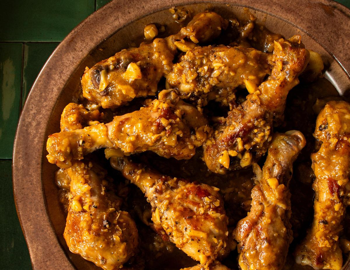 Korean Honey-Garlic Chicken