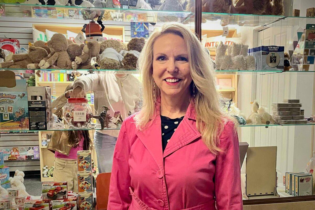 Tamara Russell enjoyed Shen Yun's evening performance at the Proctors on April 23, 2025. (Jannette Wen/The Epoch Times)