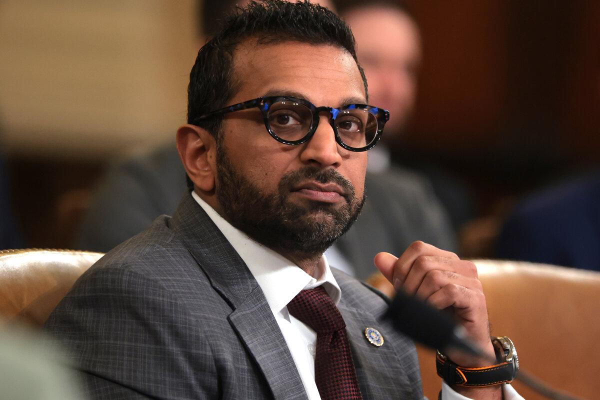 FBI Director Kash Patel during an annual worldwide threats assessment hearing at the Longworth House Office Building in Washington, on March 26, 2025. (Kayla Bartkowski/Getty Images)
