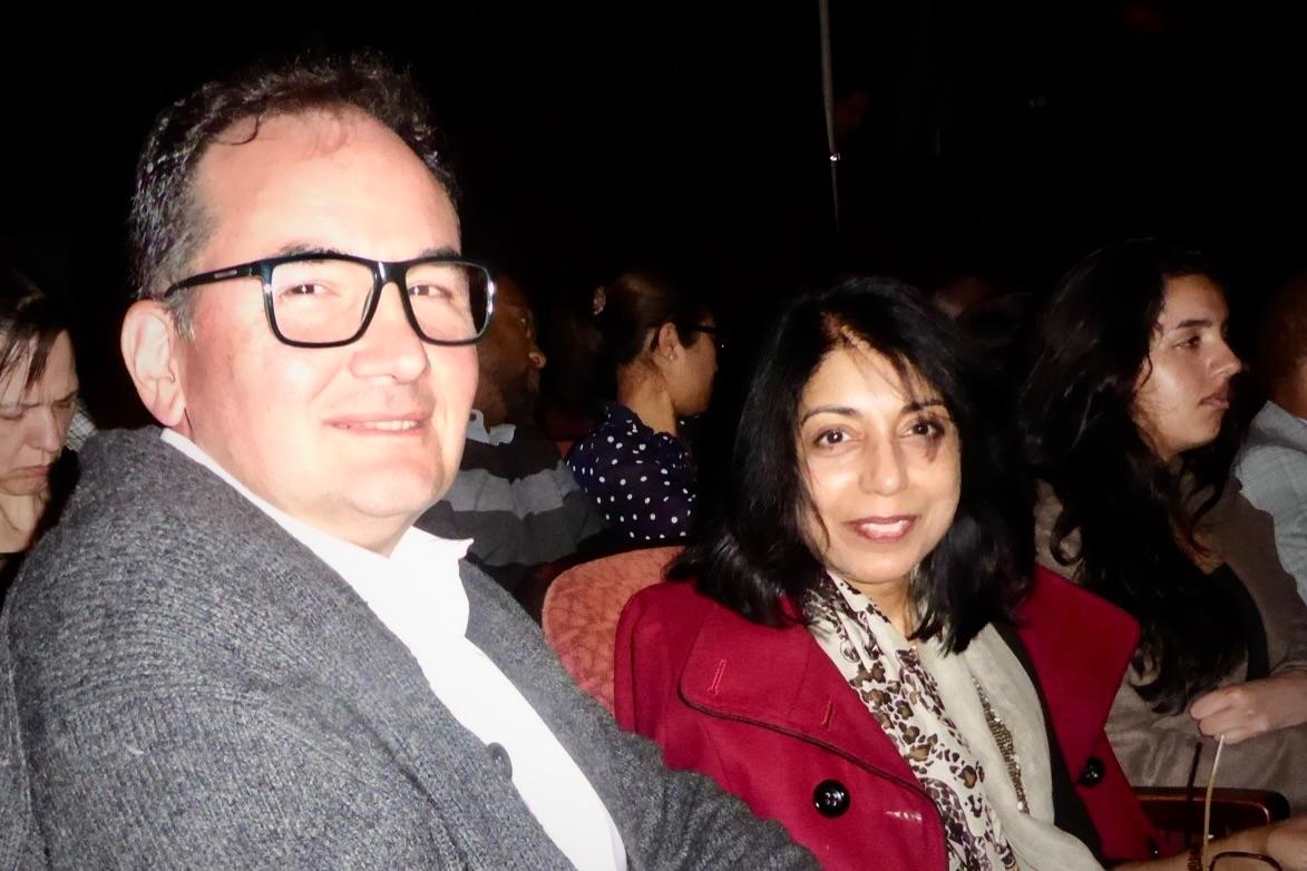 Markus and Anita Dressel enjoyed Shen Yun at The Benedum Center for the Performing Arts in Pittsburgh on April 26, 2025. (Frank Liang/The Epoch Times)