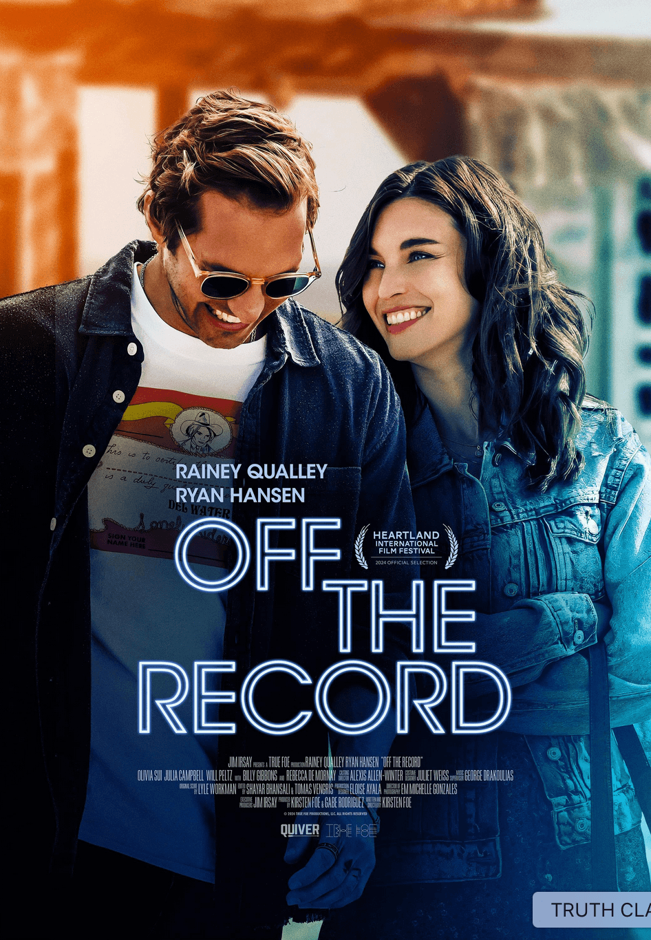 Promotional poster for "Off The Record." (Quiver Distribution)