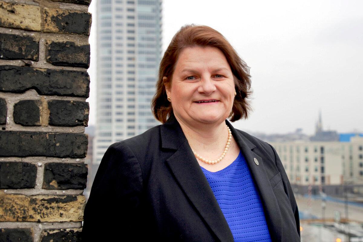 This 2016 photo shows Judge Hannah Dugan, Milwaukee Independent by AP of Milwaukee, Wisconsin.