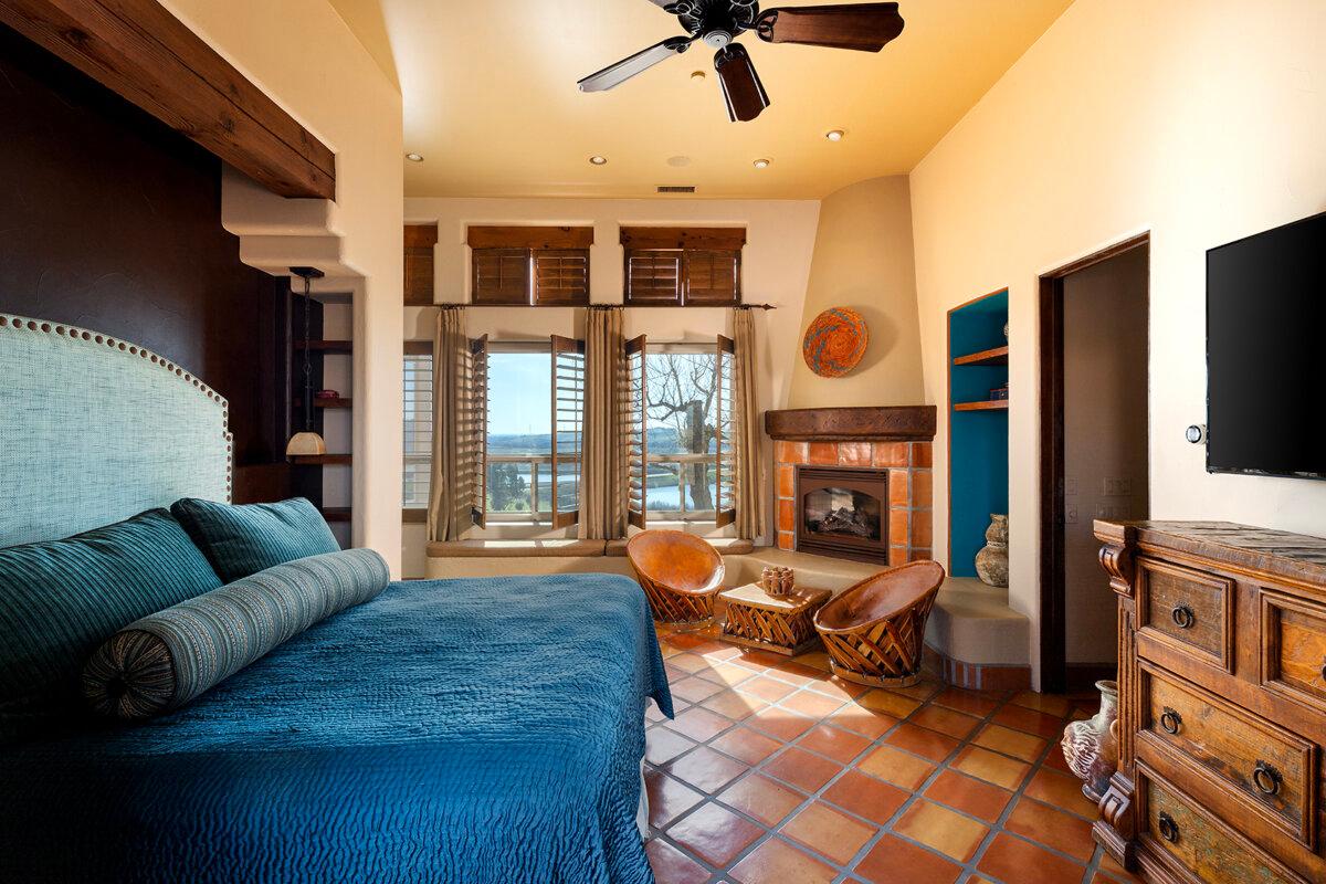 The home’s floors are made of Saltillo tile. (Andrew Bramasco)