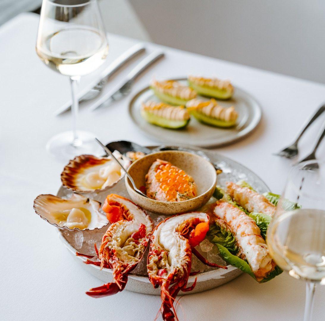 Stokehouse features a downstairs bar and grill and an upper-level fine dining space with panoramic views of Port Phillip Bay. (Van Haandel Group)