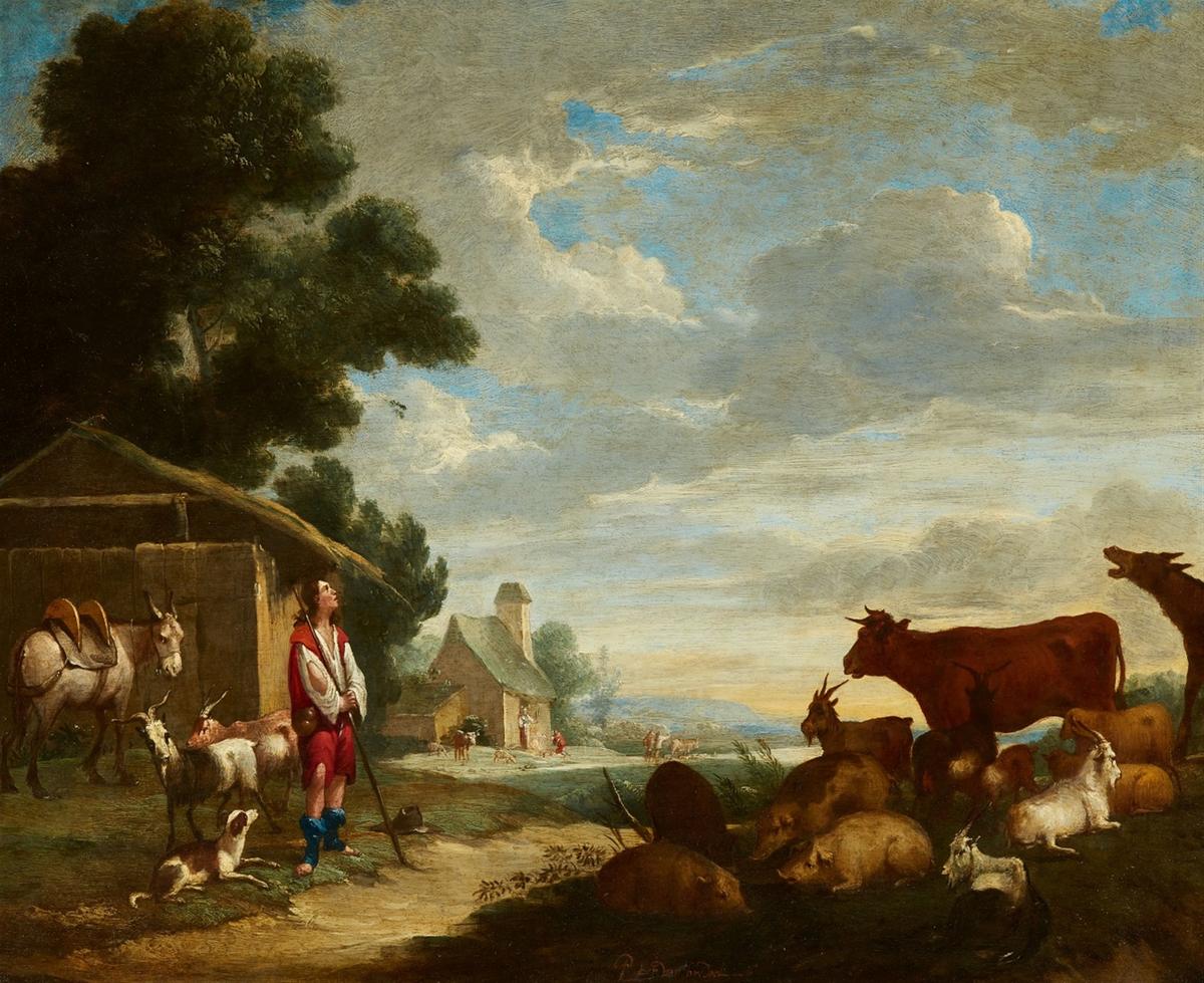 "Scene From the Life of the Prodigal Son," 17th century, by Peeter van Bredael. (Public Domain)