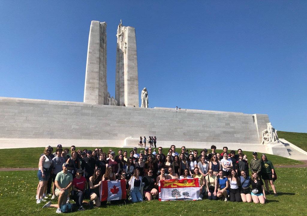 Canadian Students in Netherlands for 1945 Liberation Celebrations