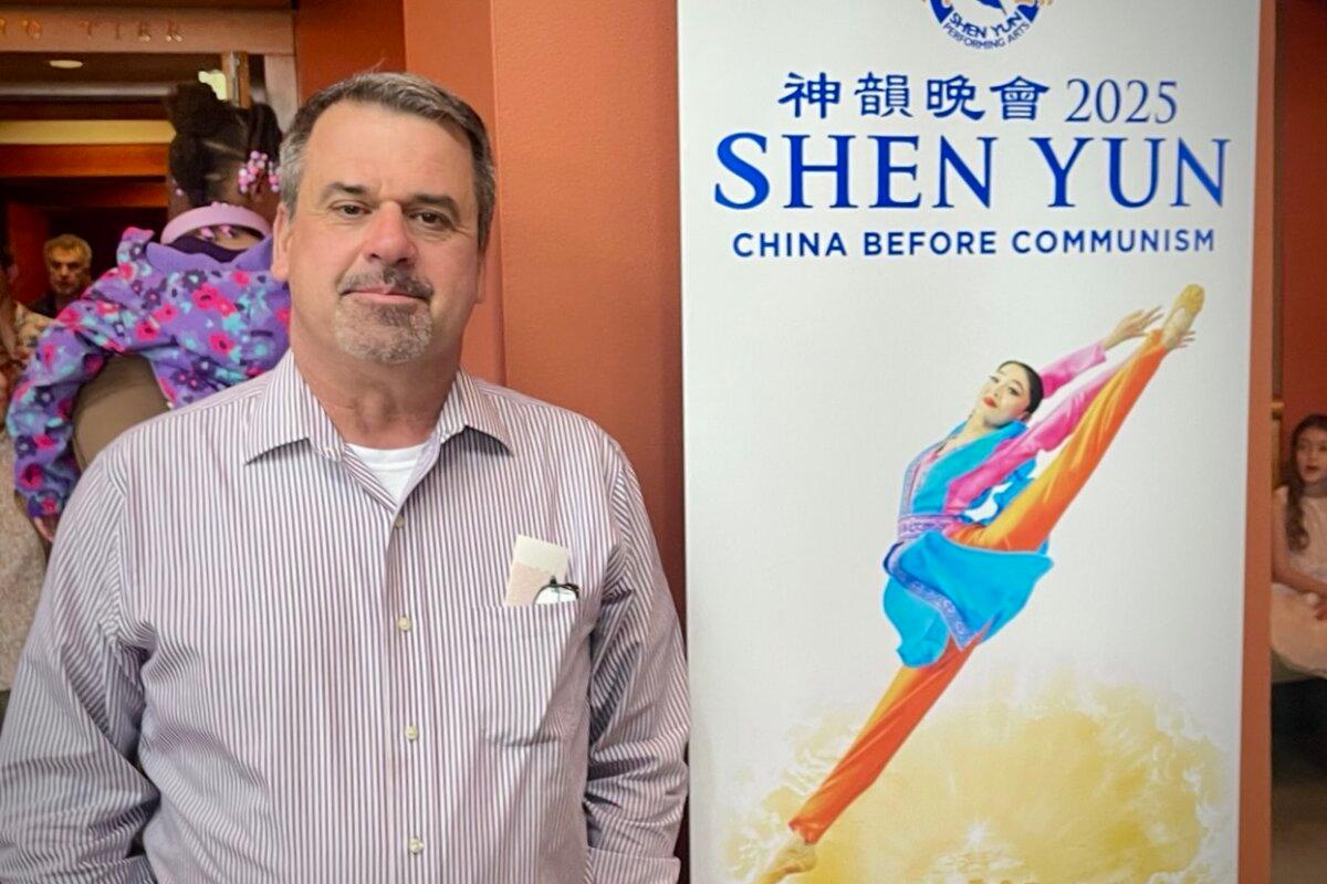 Louis Ferreira enjoyed Shen Yun Performing Arts at the New Jersey Performing Arts Center on May, 2025.. (Frank Liang/The Epoch Times)
