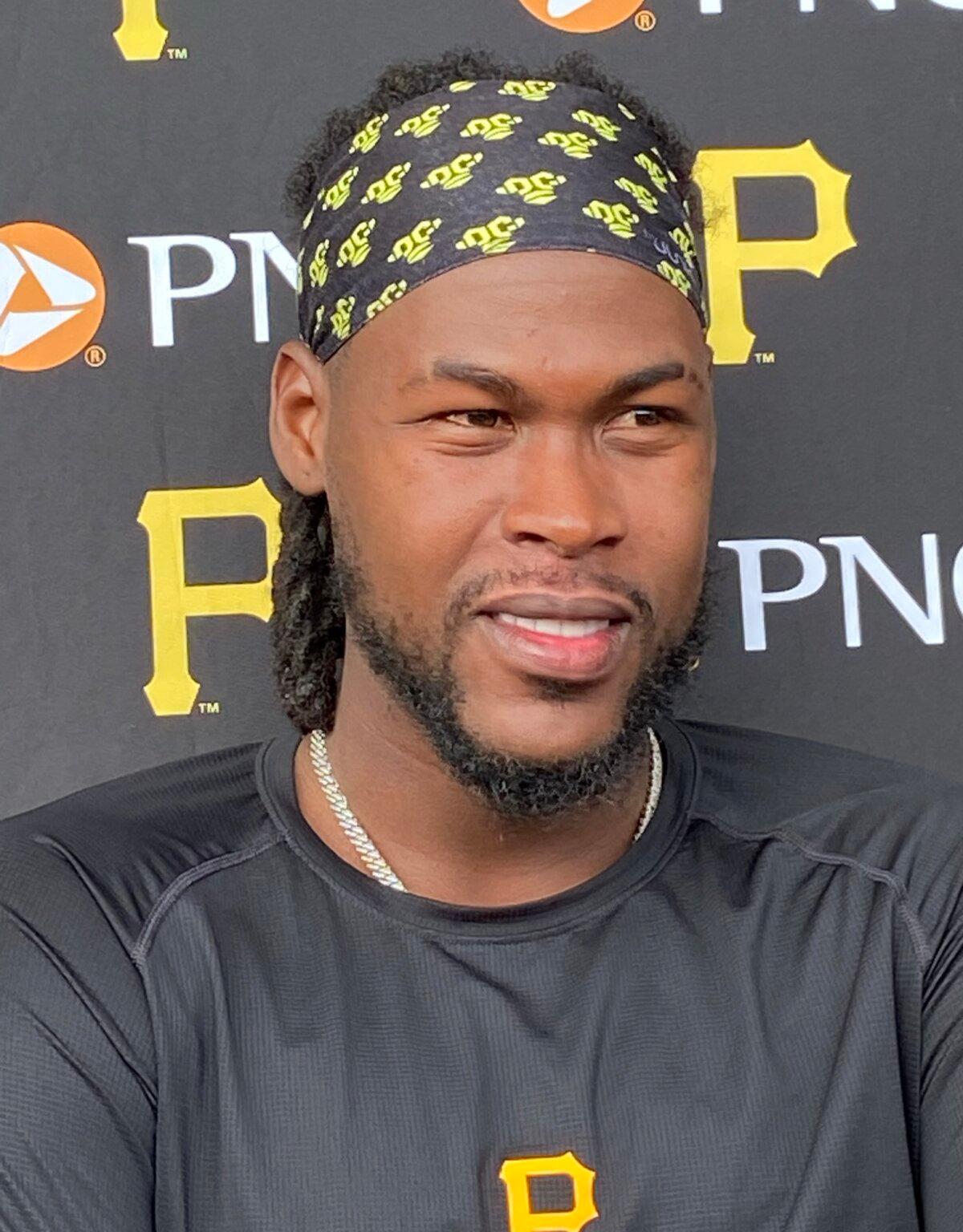 Pittsburgh Pirates center fielder Oneil Cruz has belted four leadoff home runs this season. (Courtesy of Don Laible)