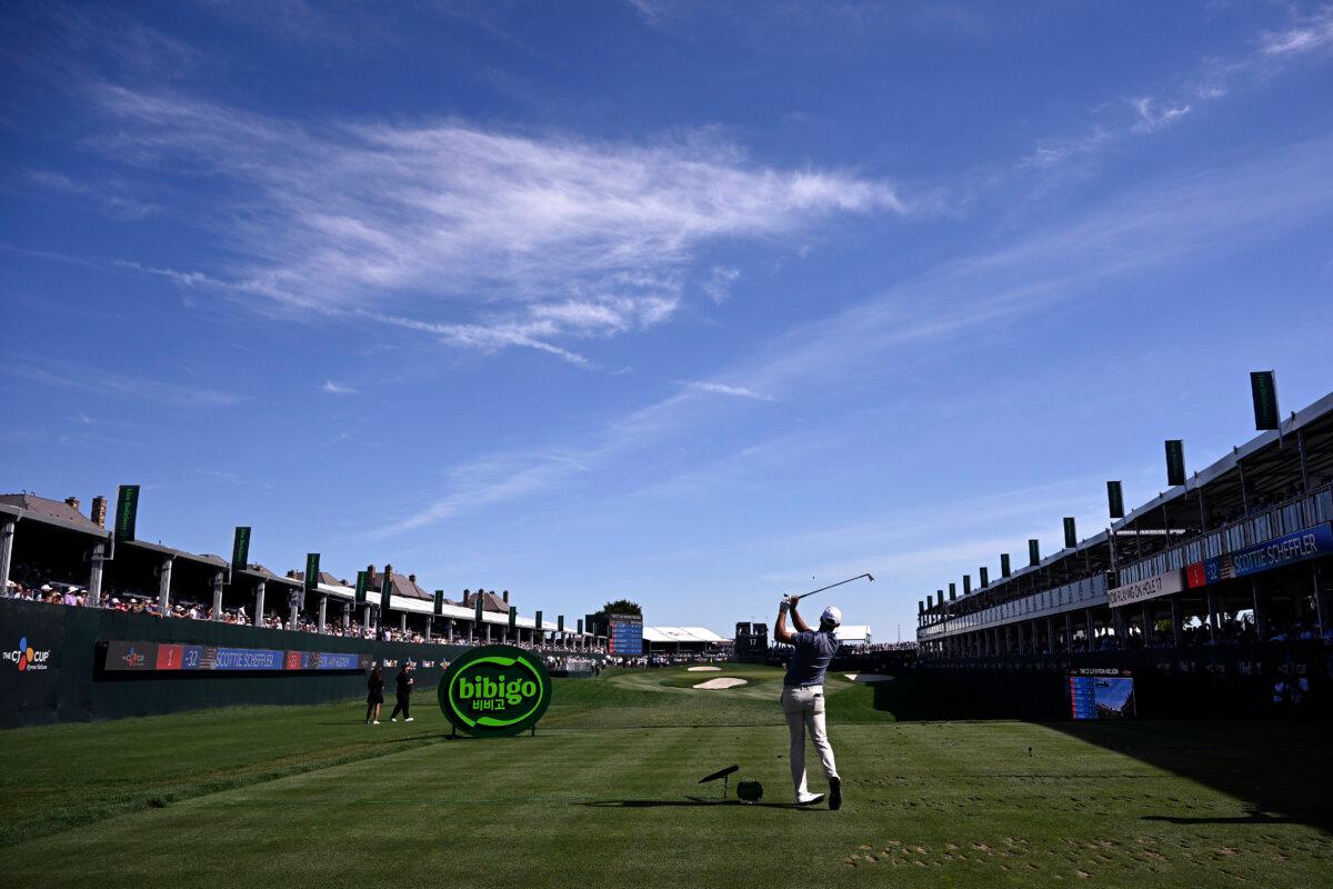 Sheriff Scheffler’s Seismic Resurgence: First 2025 Win Secured, PGA Championship Looming | USNN World News Scottie Scheffler of the United States plays his shot from the 17th tee during the final round of THE CJ CUP Byron Nelson 2025 at TPC Craig Ranch in McKinney, Texas, on May 4, 2025. (Orlando Ramirez/Getty Images for The CJ Cup)